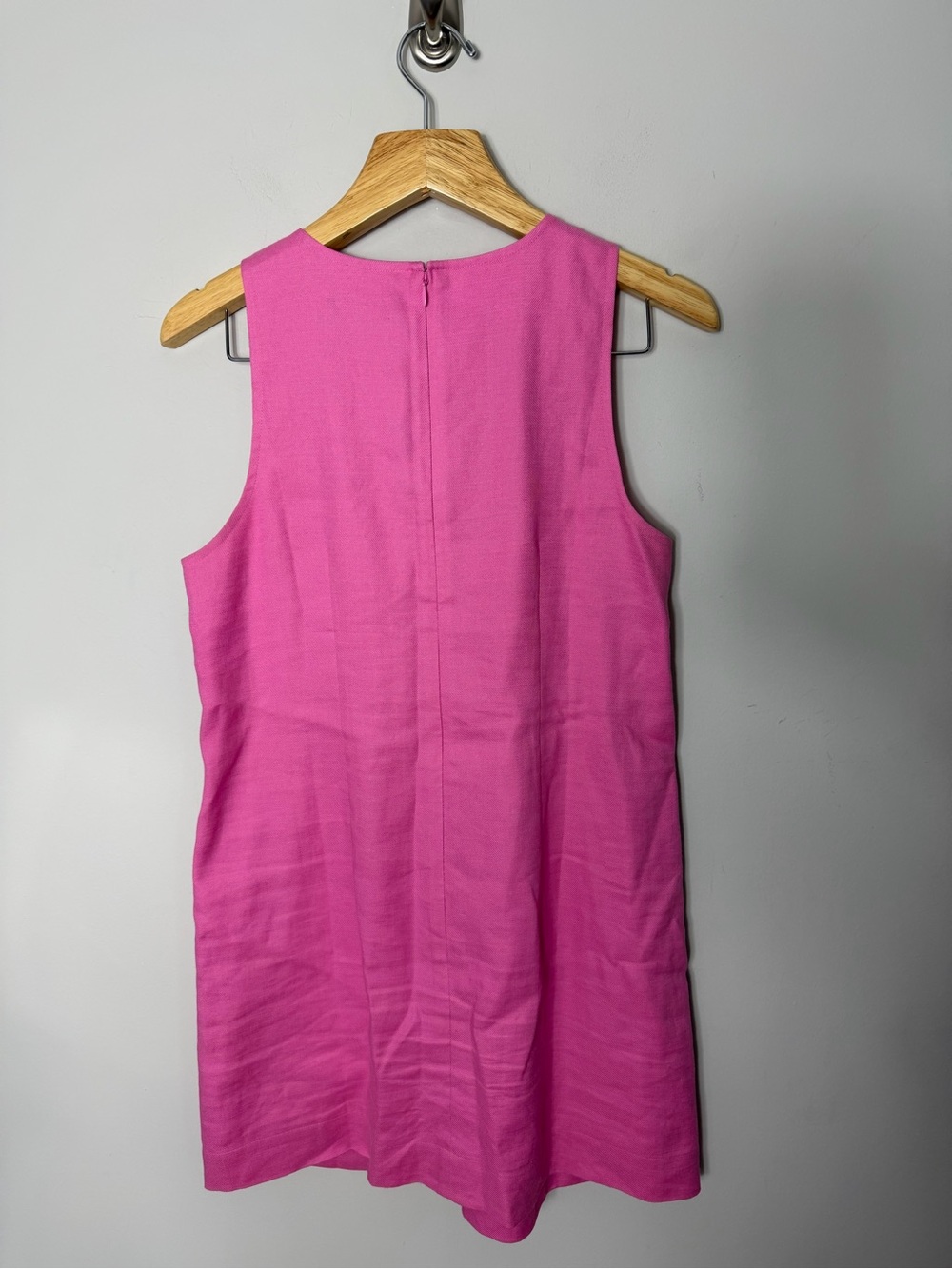 J. Crew Pink Sleeveless Bow Shift Dress - Picture 10 of 11